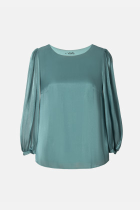 Bluza eleganta B 199 turcoaz