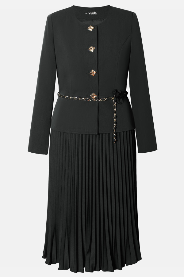Costum cu sacou si fusta 1521 negru