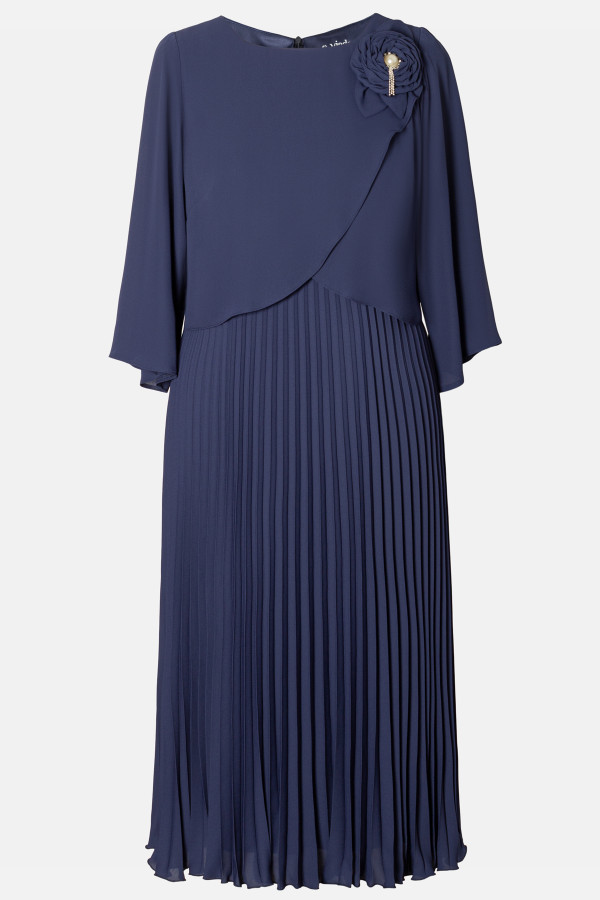 Elegant veil dress R 267 navy