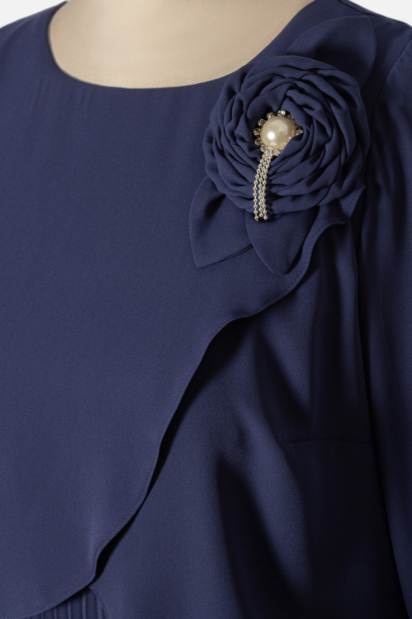 Elegant veil dress R 267 navy