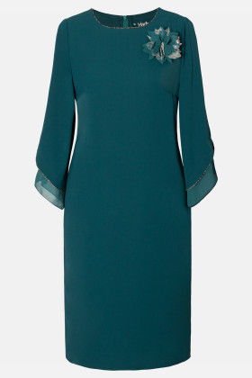 Rochie eleganta R 986 turcoaz