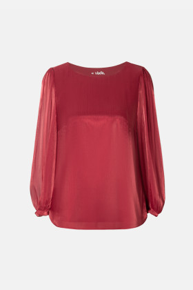 Bluza eleganta B 199 grena
