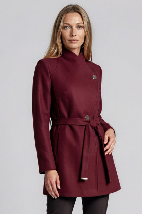 Women jacket 7413 burgundy