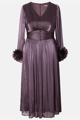 Rochie eleganta din voal R 173 mov pruna
